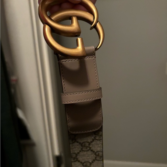 Authentic Gucci monogram belt. Never worn. Comes with dust bag & box. 80 cm - Picture 7 of 12